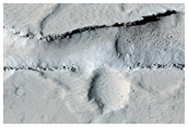 Volcanic Vent in the Tharsis Region