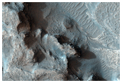 Layered Outcrops on Crater Floor