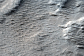 Chain of Mounds in the Tharsis Region