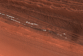 North Polar Layered Deposits and Dunes in Chasma Boreale