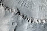 Raised Curvilinear Ridges in Aeolis Mensae