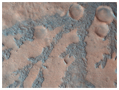 Branched Features on the Floor of Antoniadi Crater