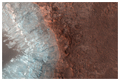 Scoured Bedrock on the Floor of Eos Chasma