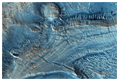 Eroded Layered Deposits Near Ismenius Lacus