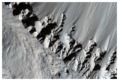 Gratteri Crater: Flow Ejecta Plus Rocks