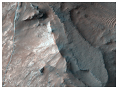 Ridge in Coprates Chasma