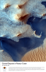 Central Deposits in Pasteur Crater