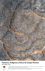 Festones, Polgonos y Rocas de Utopia Planitia