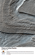 Flujos en Hellas Planitia 