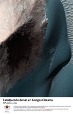 Esculpiendo dunas en Ganges Chasma