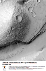 Colinas aerodinmicas en Elysium Planitia