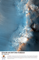 El borde este del Crter Endeavour