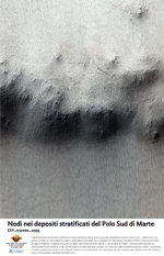 Nodi nei depositi stratificati del Polo Sud di Marte