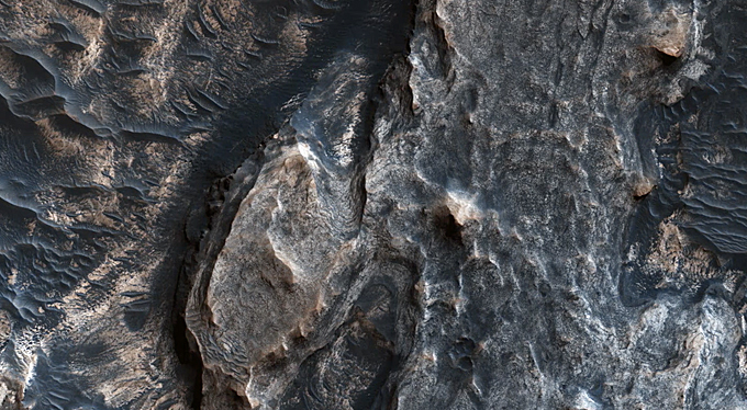 Inverted Terrain near Meridiani Region