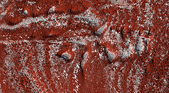 Drag Folds in the North Polar Layered Deposits