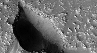 Pits and Channels of Hebrus Valles