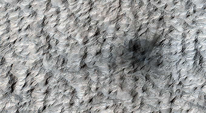 A New Crater on Mars