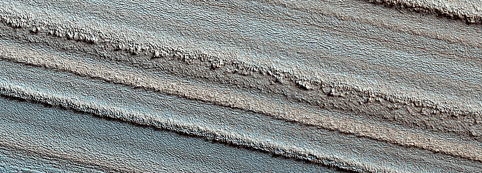 Meter-scale Morphology of the North Polar Region of Mars